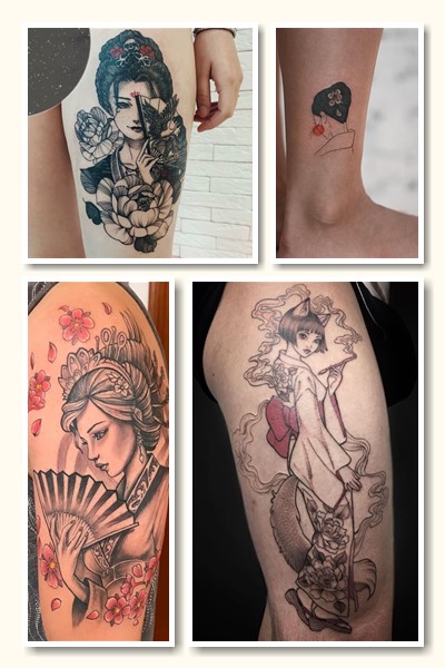 Тату гейша у Києві