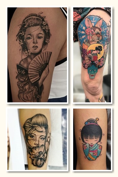 Татуювання із зображенням гейші