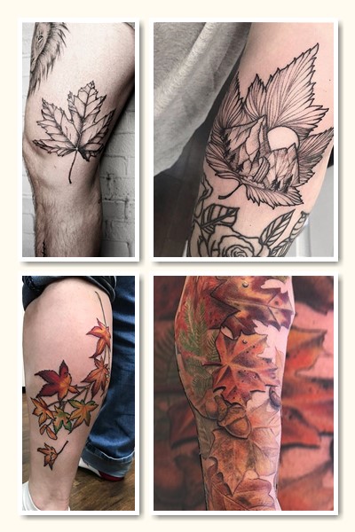  втілення тату кленовий лист