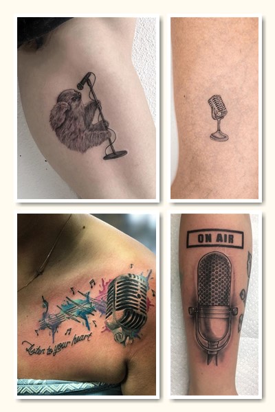 Загальне значення татуювання мікрофон