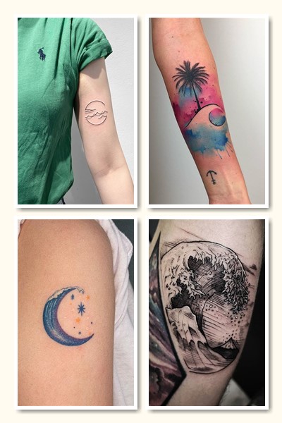 Зображення хвиль в тату