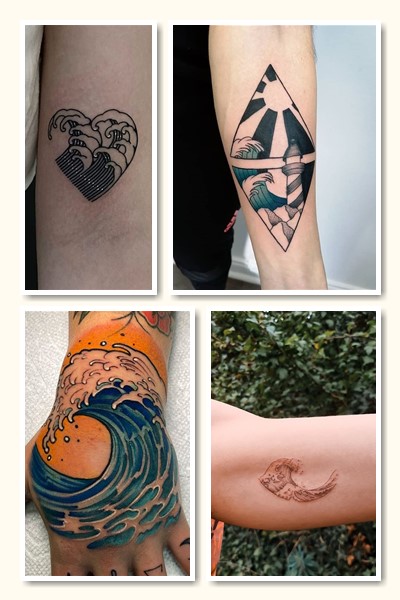 Татуювання з хвилями 