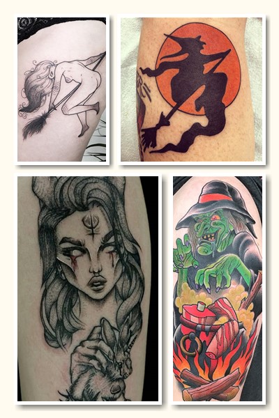 Татуювання відьма прекрасно виглядає 