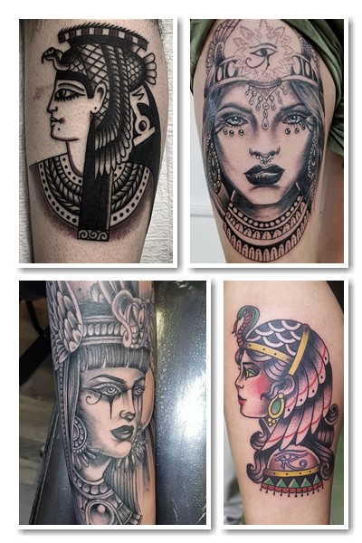 Клеопатра та Нефертіті тату 