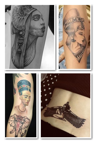 тату Клеопатра або Ніфертіті