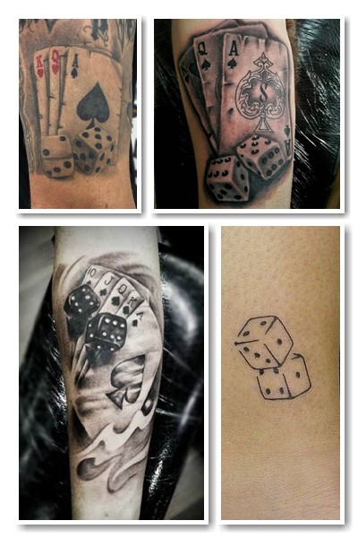 стилі Тату гральні кості 