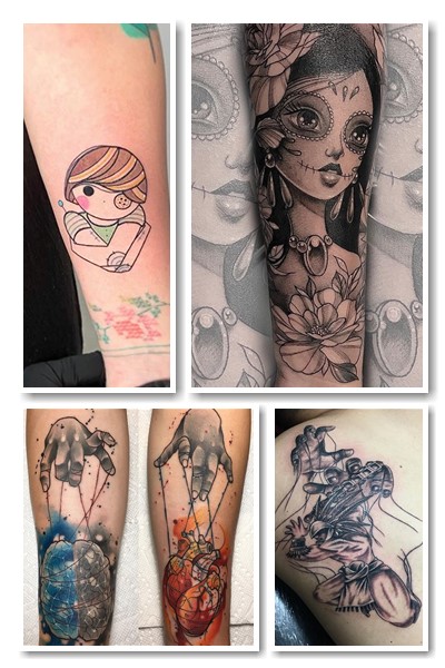 Тату лялька символізує