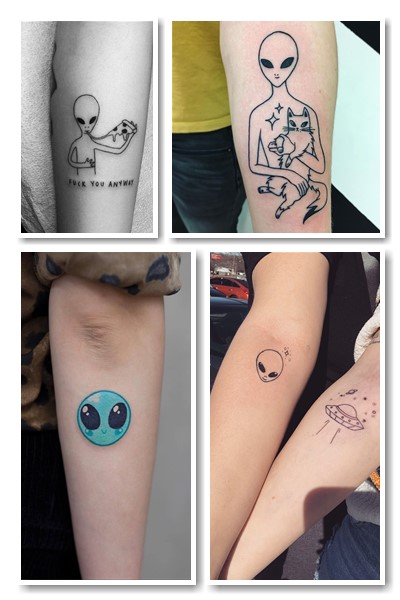 Кольори та стилі тату НЛО