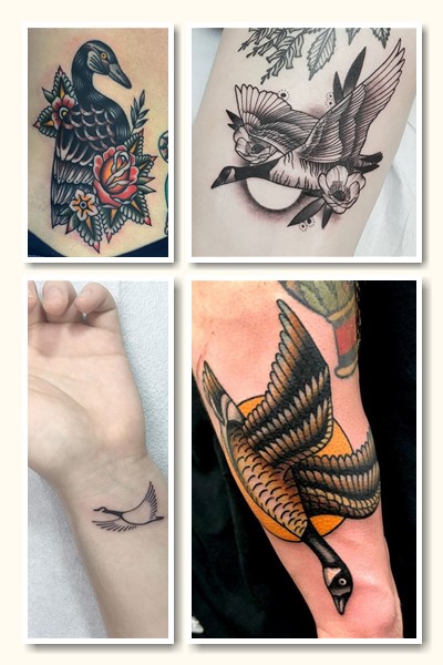 тату з гусаком у Києві