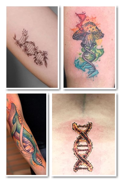 Татуювання із зображенням ДНК 