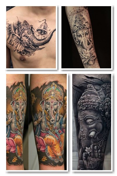 Ганеша тату варіанти