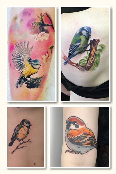 Тату горобець вказує на добродушність