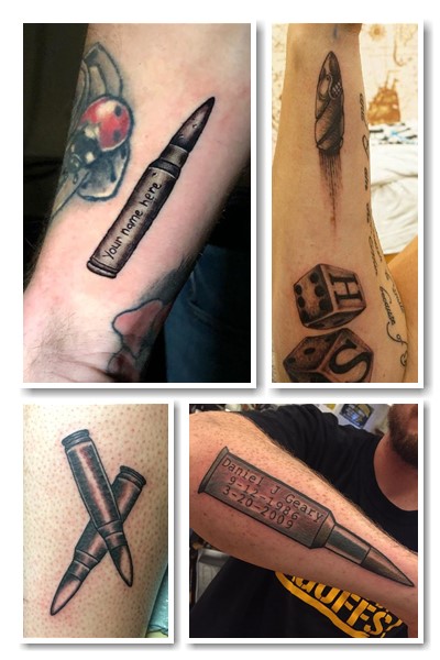 Кольори, стилі та додаткові елементи тату куля