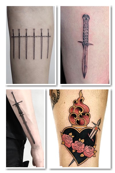 Тату з мечем