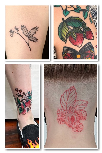 Значення символу полуниця тату