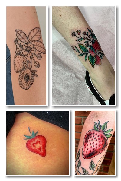 Значення тату полуниця має різні нюанси 