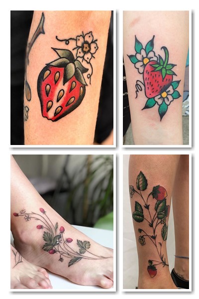 тату полуниця символізм