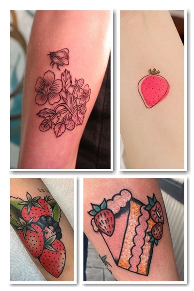 тату полуниця Київ