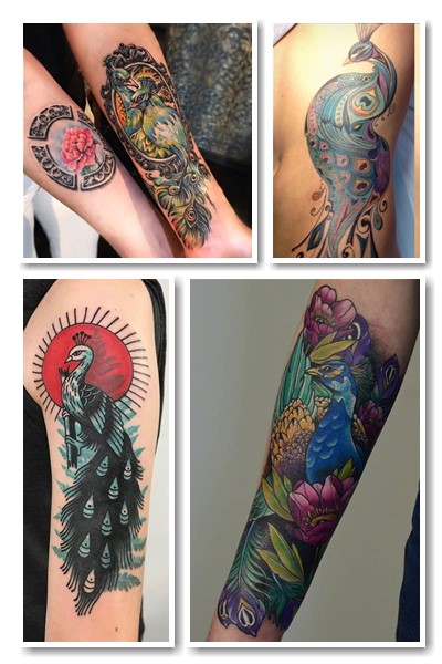 історія символу павич тату