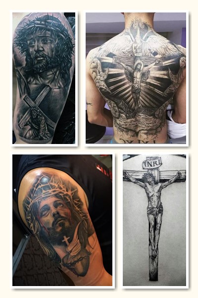 тату у вигляді розп'яття
