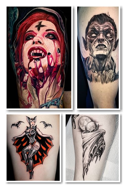 Значення татуювань вампір, Дракула