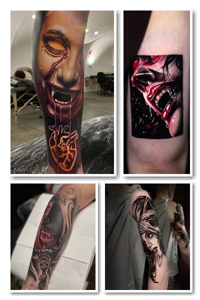 як зробити тату вампір