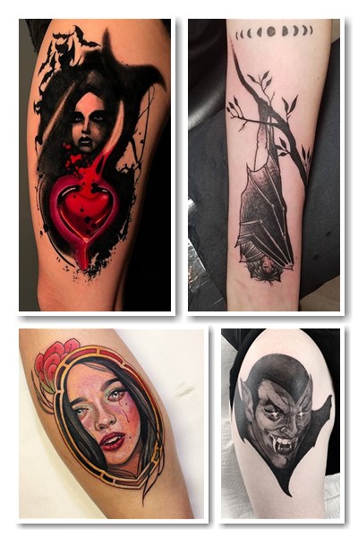 стилі тату вампір