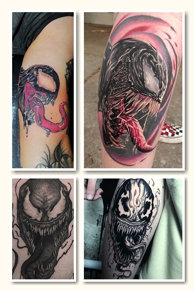 тату Веном Марвел