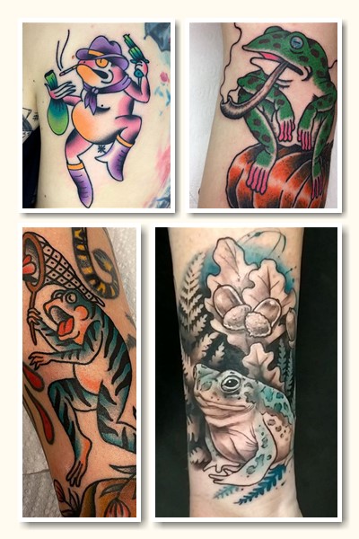 символ жаба тату