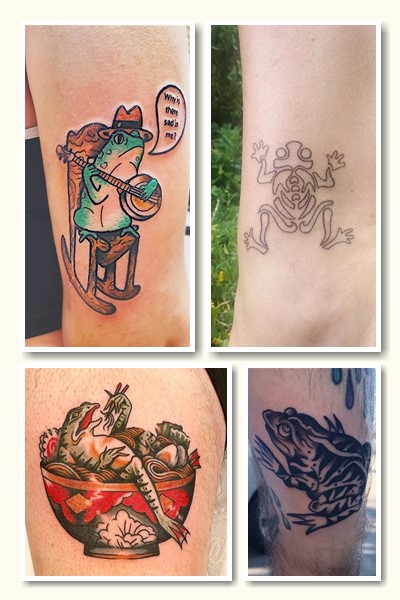 Тату жаба - знак довгожительства