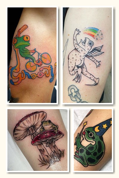 Жаба тату символ мандрівників