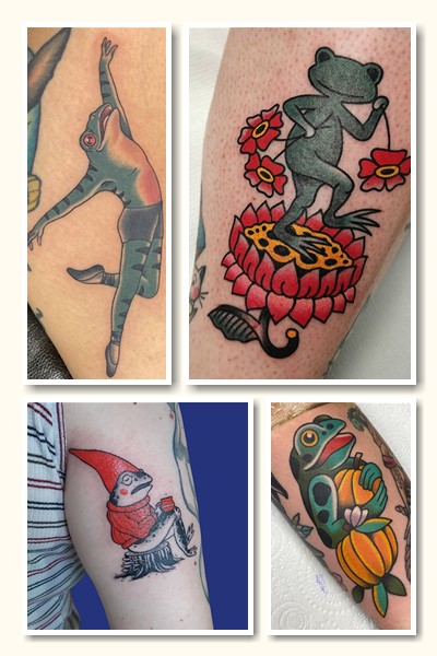 Де набивають татуювання жаба