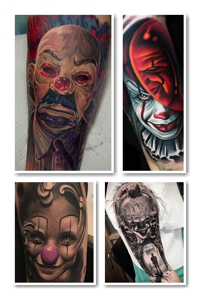 Значення татуювання клоун