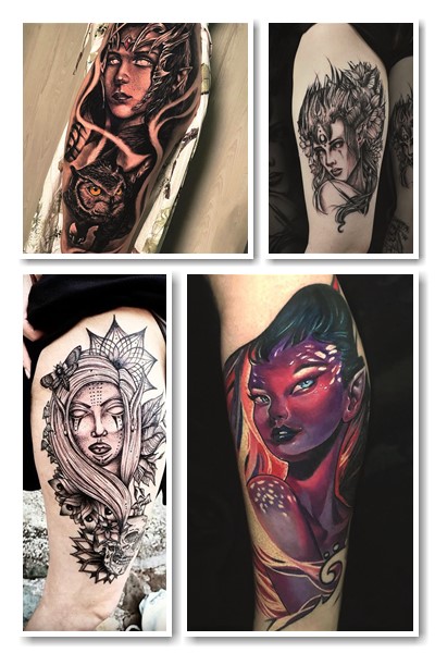 варіанти тату ельф