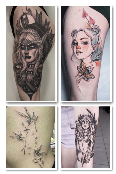 Тату ельф – чарівний малюнок