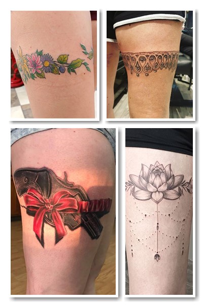 Тату панчохи зображають на двох ногах