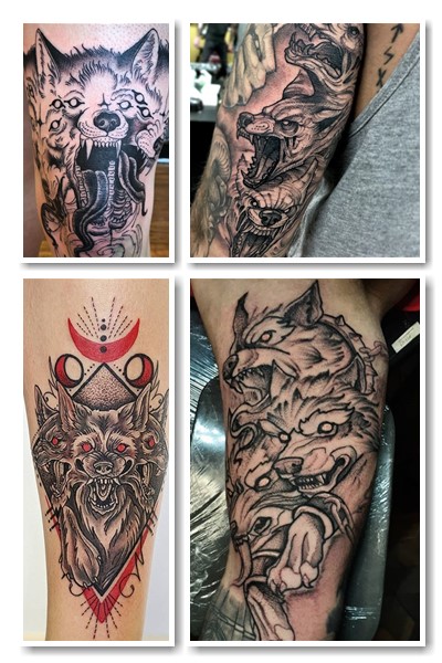 Татуювання Цербер – ефектний малюнок