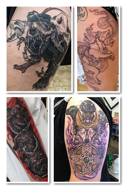 варіанти тату цербер