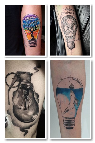 Тлумачення малюнку Електрична лампочка тату