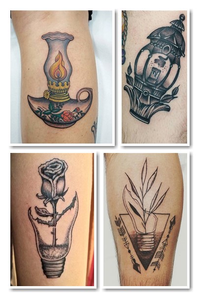 Желающие привлечь внимание делают тату лампа