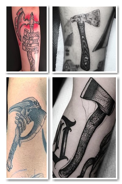 символізм тату сокира