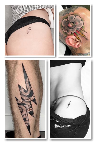 кому підійде тату блискавка 