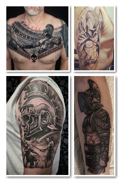 варіанти тату гладіатор