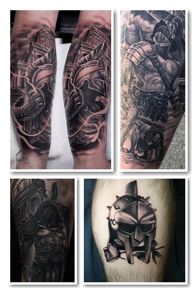Варіанти малюнків тату гладіатор