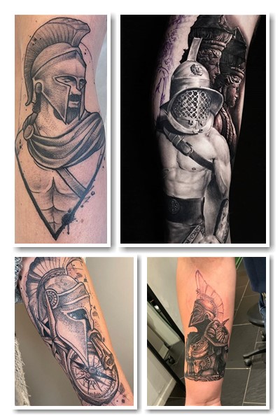 ескізи тату гладіатор
