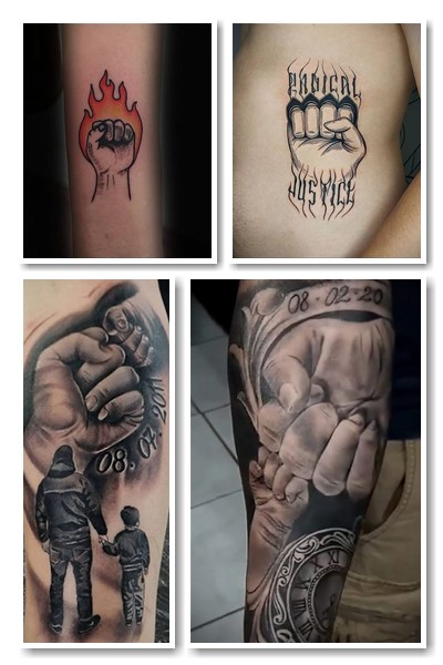 кому підійде тату кулак