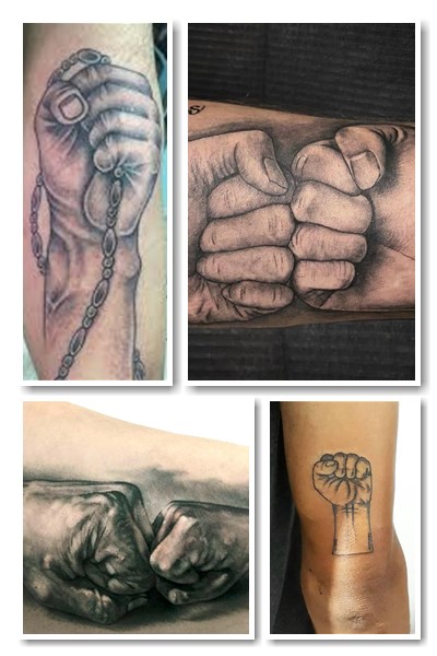 індивідуальний ескіз тату кулак