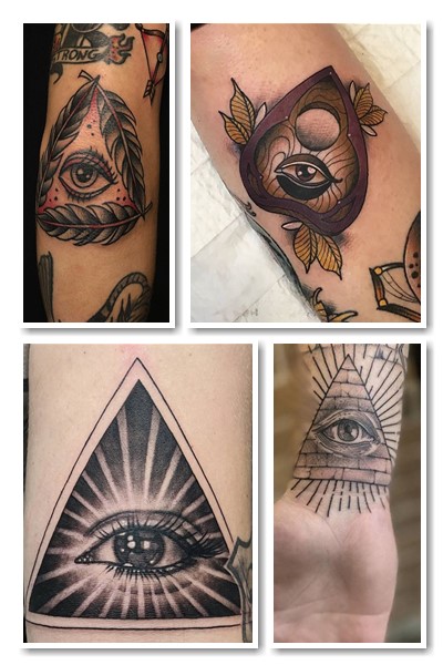 чоловіче тату Всевидюче око 