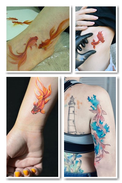 кому підходить тату золота рибка