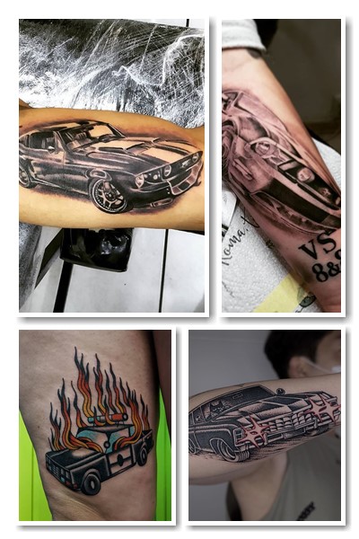 тату з образом авто